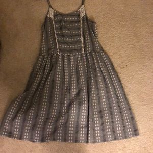 Grey mid length dress